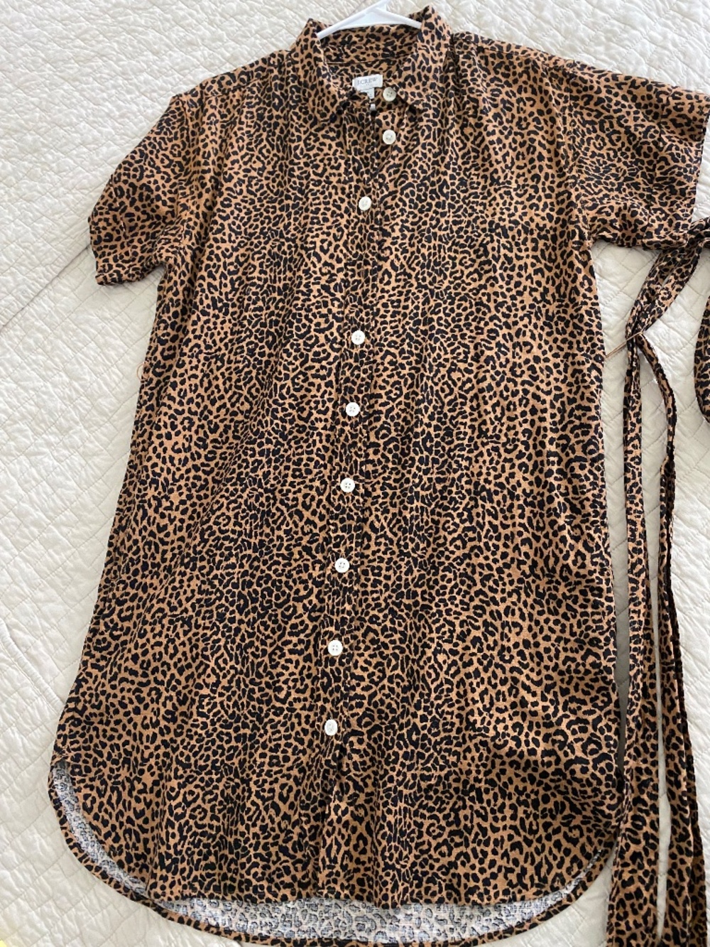 J crew leopard dress